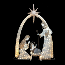 Χριστουγεννιάτικη Φιγούρα Φάτνης 310Χ226Χ30 cm  | Aca Lighting | X0750014104